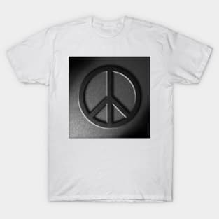 Peace Sign Stone Texture T-Shirt